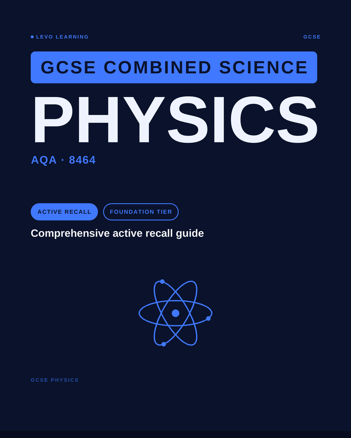 AQA-GCSE-Combined Science-Physics-FOUNDATION