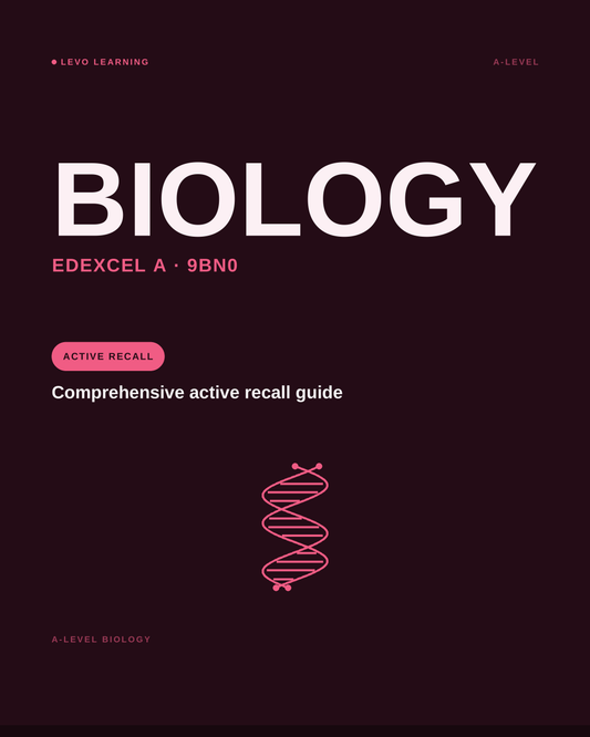Edexcel A level Biology - ACTIVE RECALL