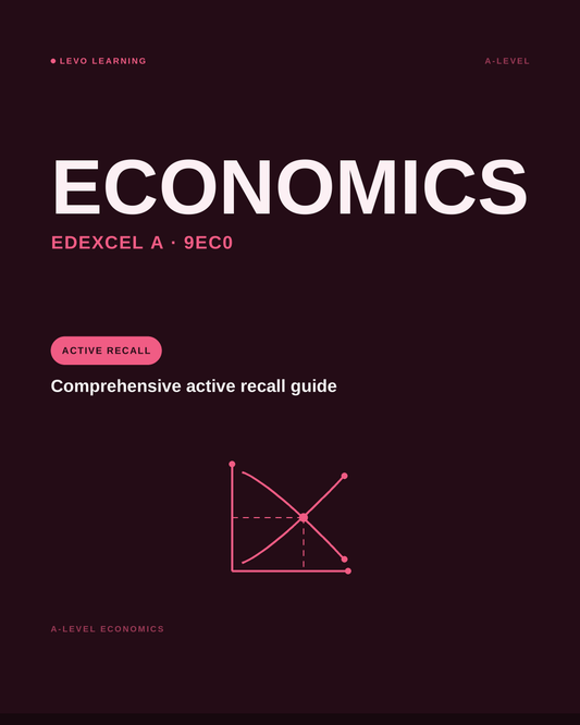 Edexcel A Level Economics A- ACTIVE RECALL