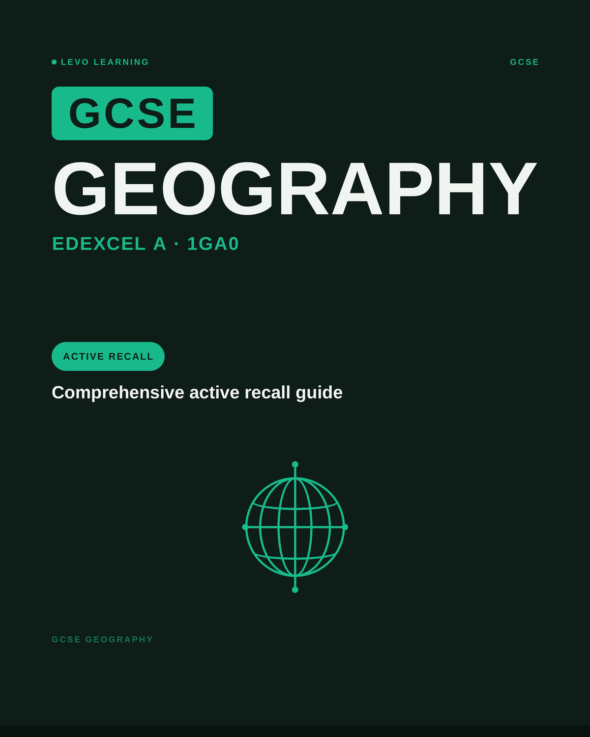 EDEXCEL-GCSE-Geography- ACTIVE RECALL