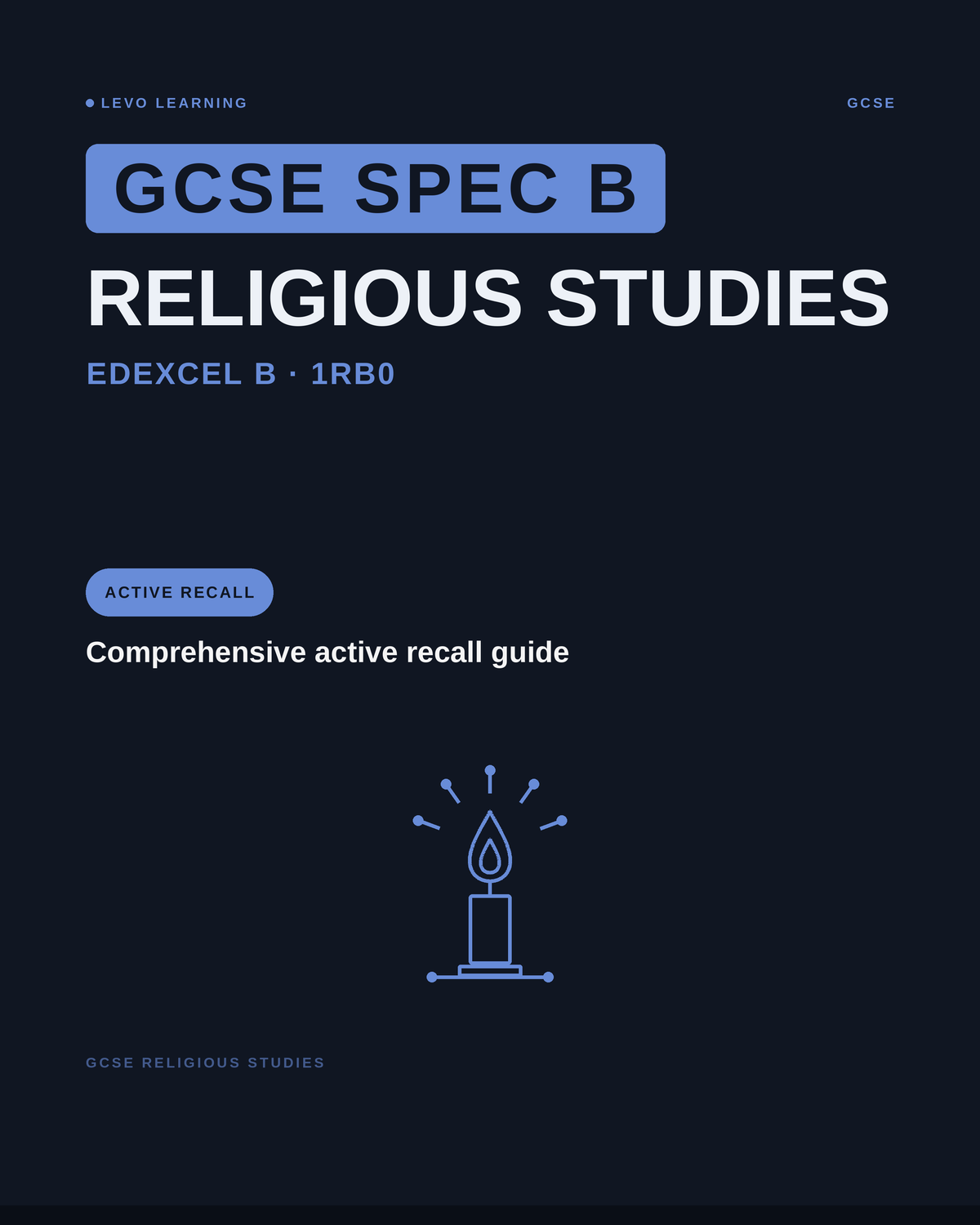 Edexcel B-GCSE-Religious Studies B (RE/RS)- ACTIVE RECALL