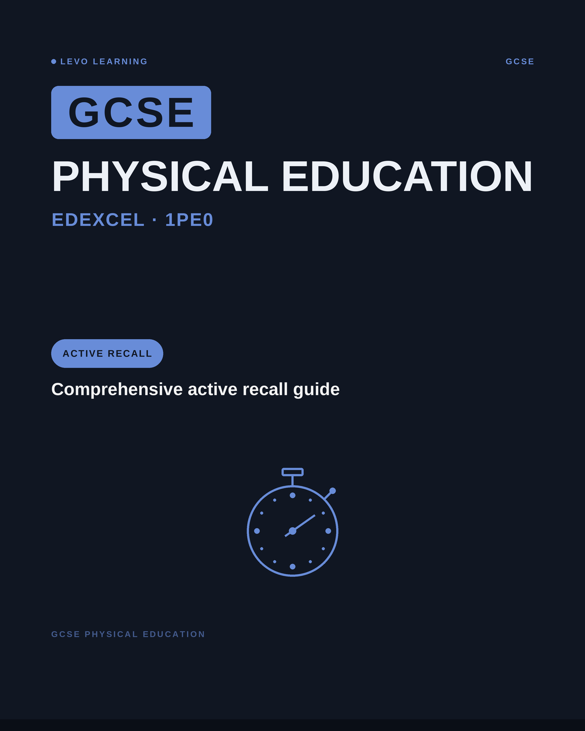 Edexcel-GCSE-Physical Education-ACTIVE RECALL