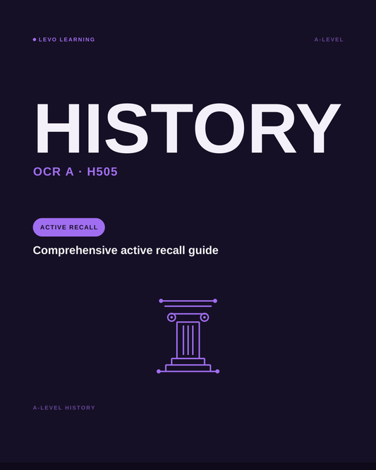 OCR A Level History- ACTIVE RECALL