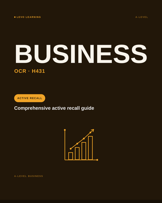 OCR A Level Business H431- ACTIVE RECALL