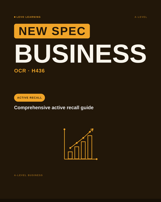OCR A Level Business H436- ACTIVE RECALL