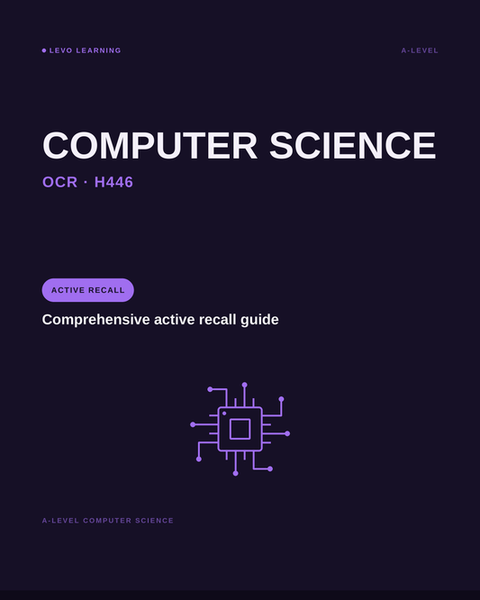 OCR A Level Computer Science- ACTIVE RECALL