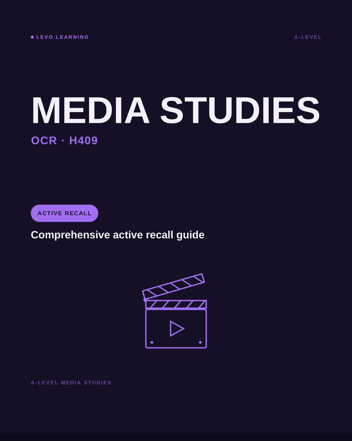 OCR A Level Media Studies- ACTIVE RECALL