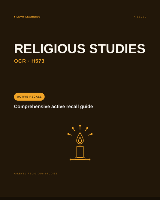 OCR A Level Religious Studies (RE)- ACTIVE RECALL