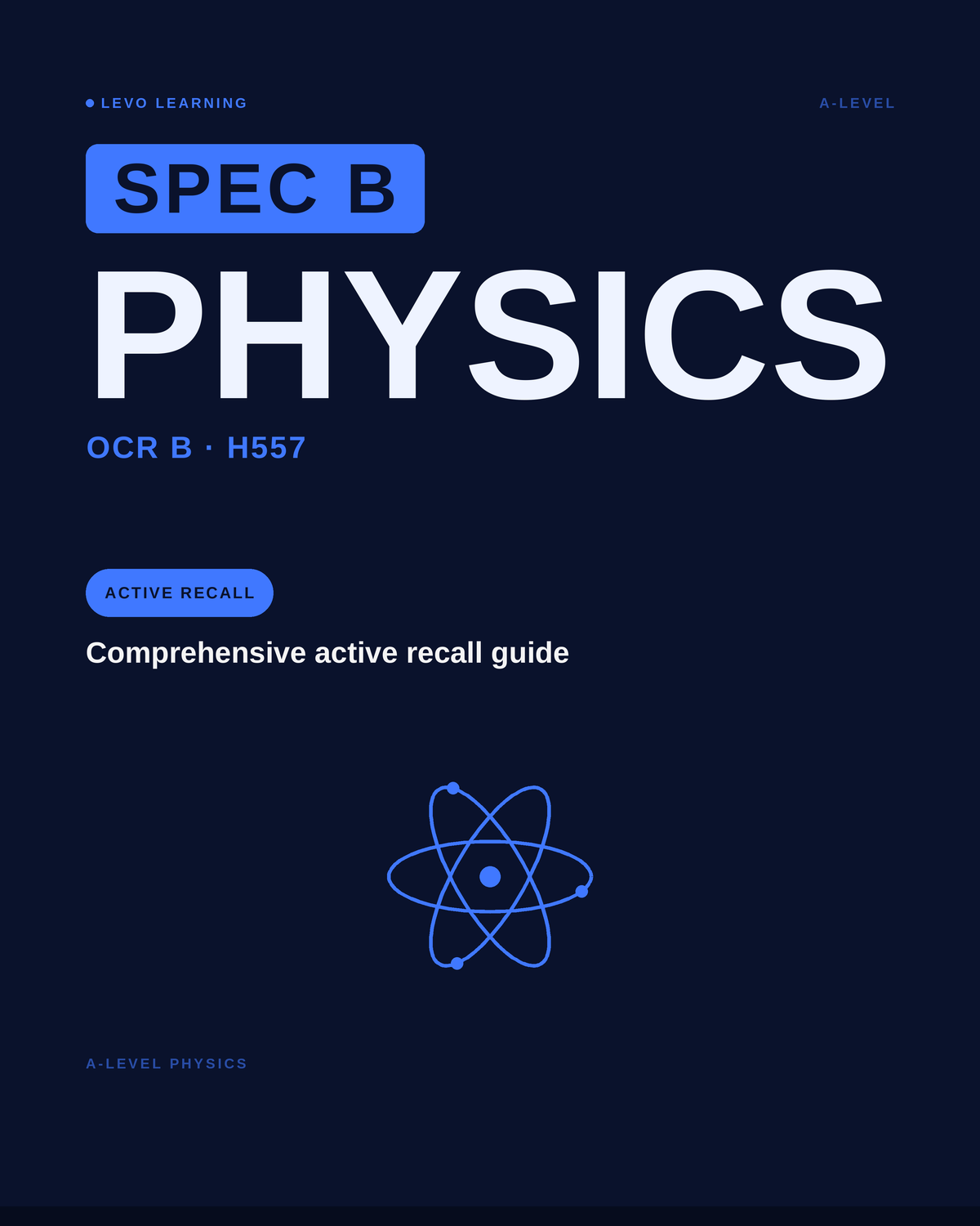 OCR B A Level Physics- ACTIVE RECALL