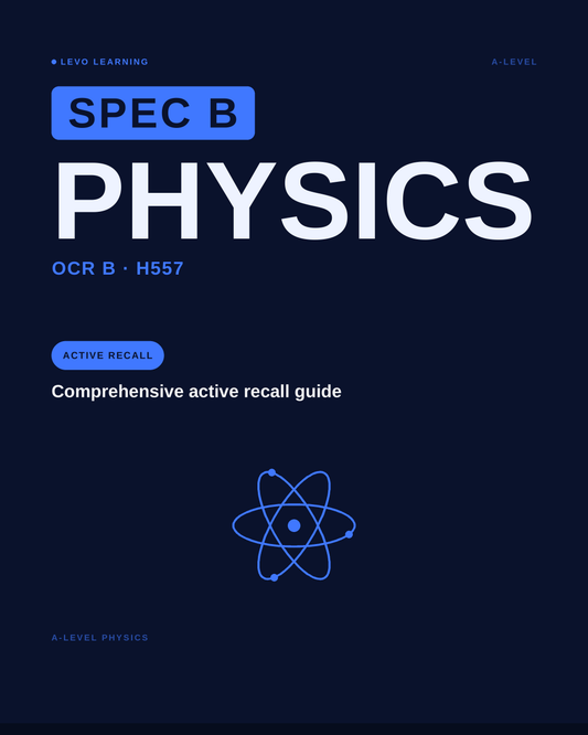 OCR B A Level Physics- ACTIVE RECALL