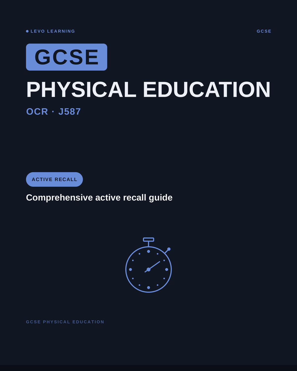 OCR GCSE Physical Education (PE)- ACTIVE RECALL